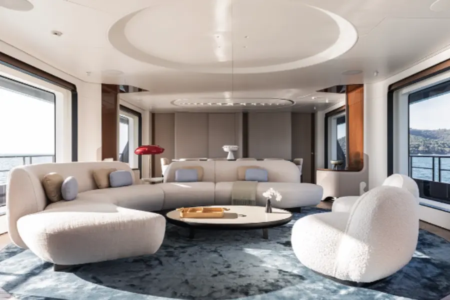 Azimut 116, главная палуба — Monaco Lux Yachts, Монако. Azimut 116 — 36m