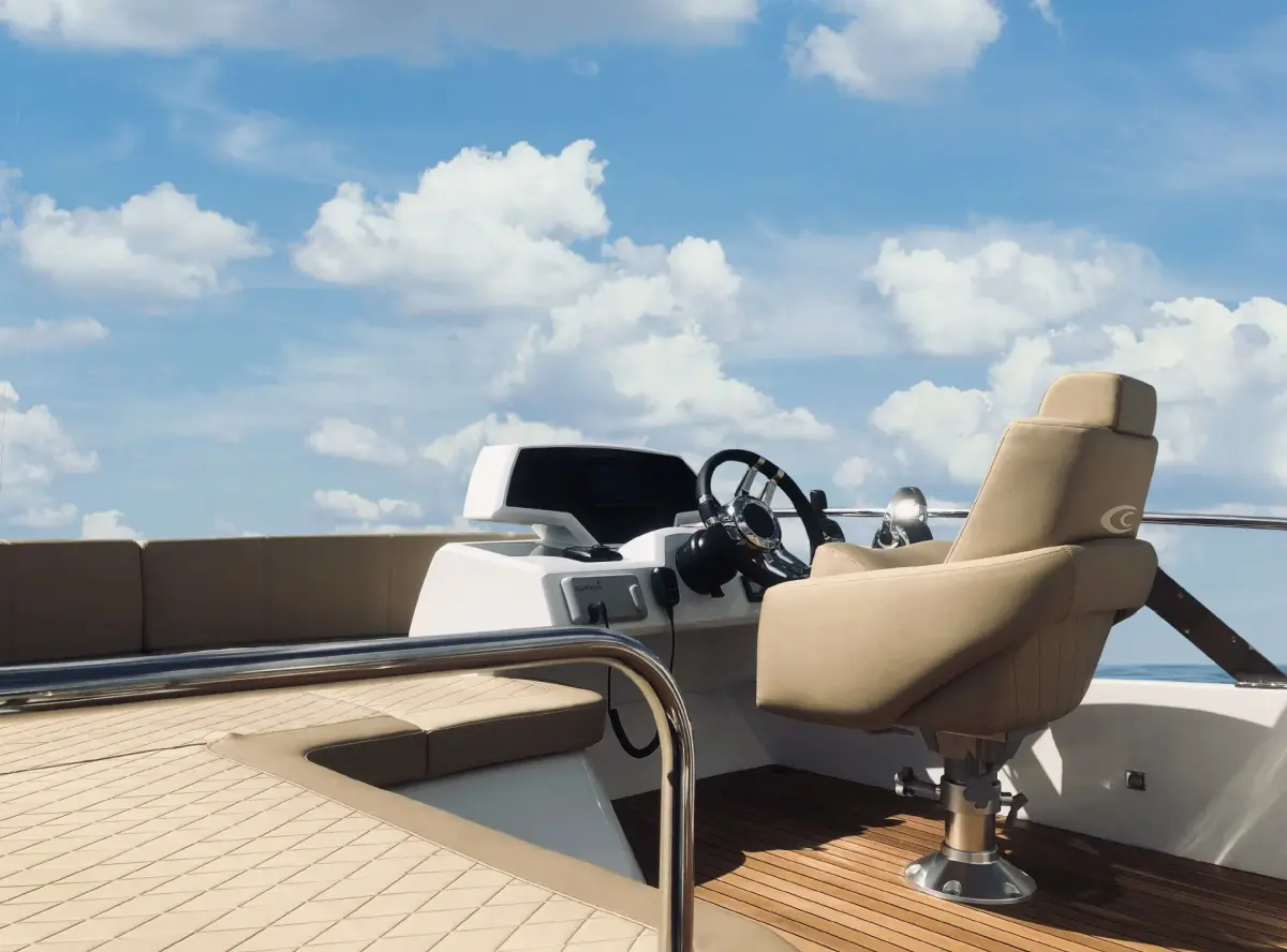 Cobrey 50 FLY, main deck — Monaco Lux Yachts, Monaco. Cobrey 50 FLY — 16m