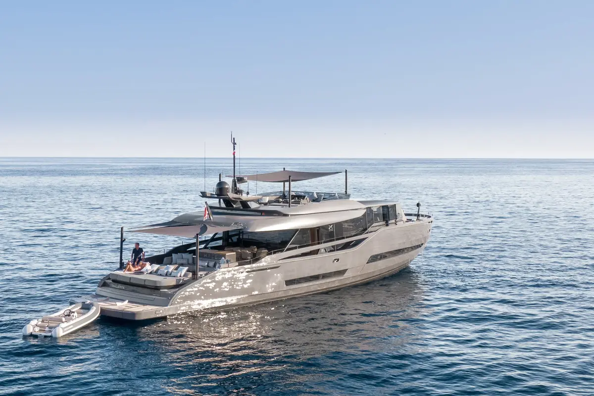 Extra 86, aft deck — Monaco Lux Yachts, Monaco. Extra 86 — 26m