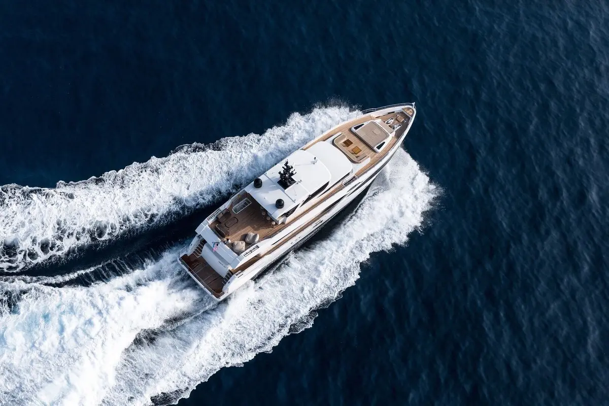 Majesty 100, main deck — Monaco Lux Yachts, Monaco. Majesty 100 — 32m