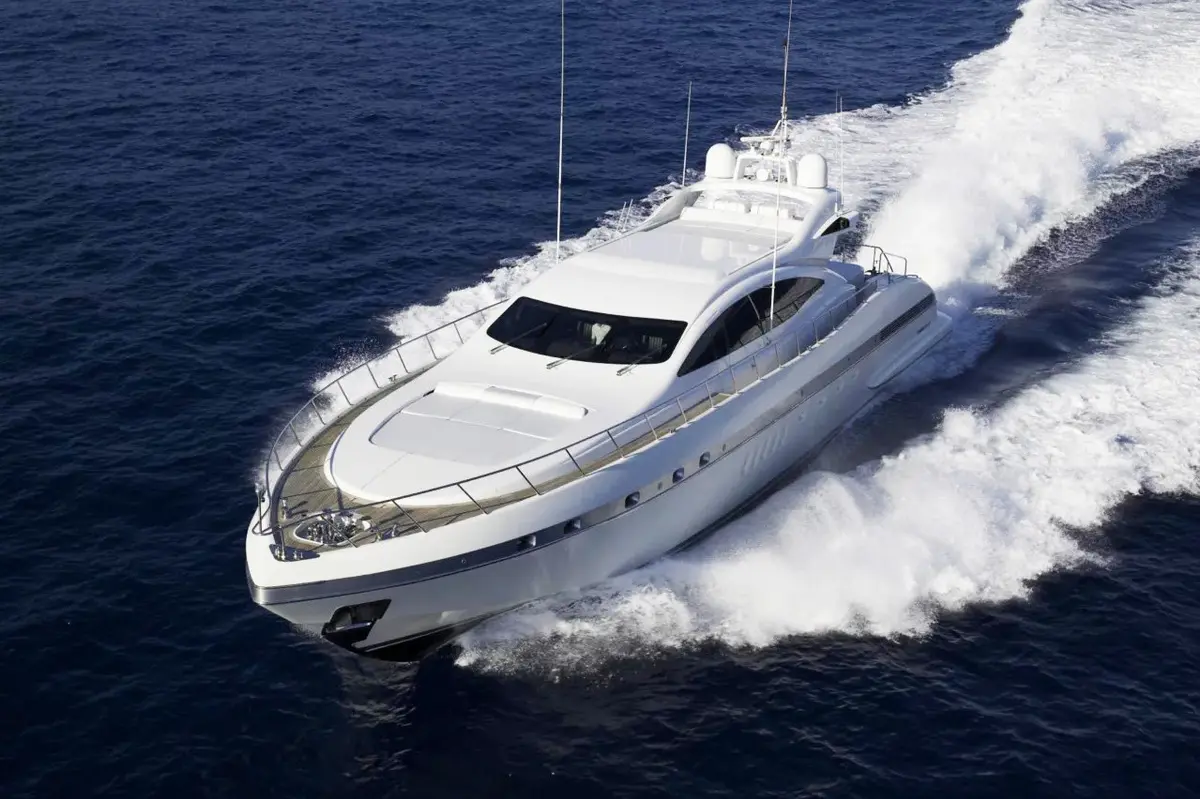 Mangusta 92, aft deck — Monaco Lux Yachts, Monaco. Mangusta 92 — 28m