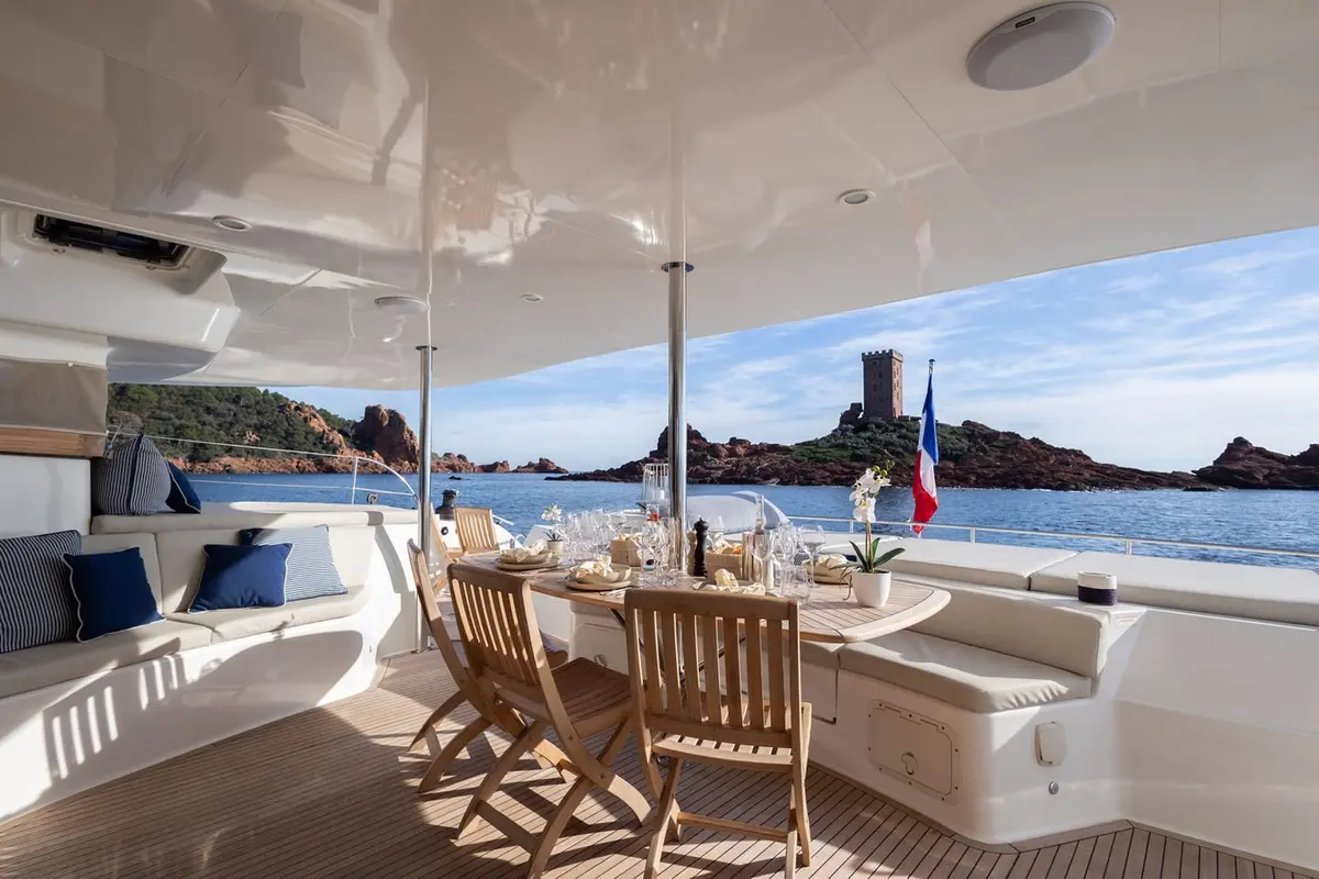 Moby-Dick, aft deck — Monaco Lux Yachts, Monaco. Moby-Dick — 20m