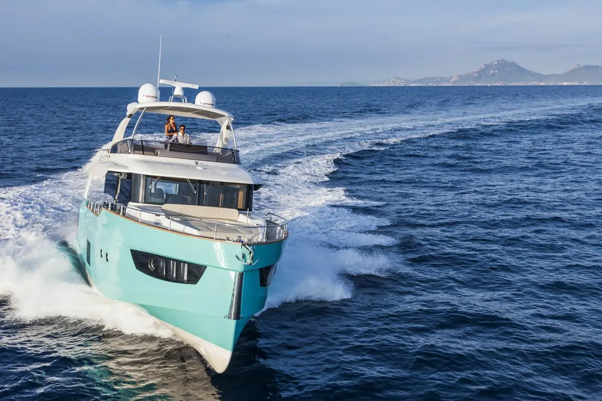 Navetta 58, aft deck — Monaco Lux Yachts, Monaco. Navetta 58 — 17m