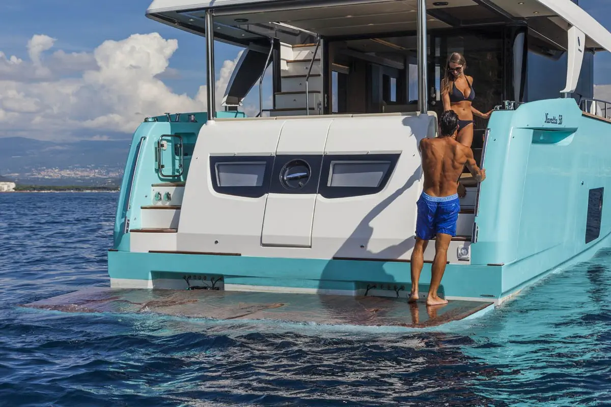 Navetta 58, master cabin — Monaco Lux Yachts, Monaco. Navetta 58 — 17m