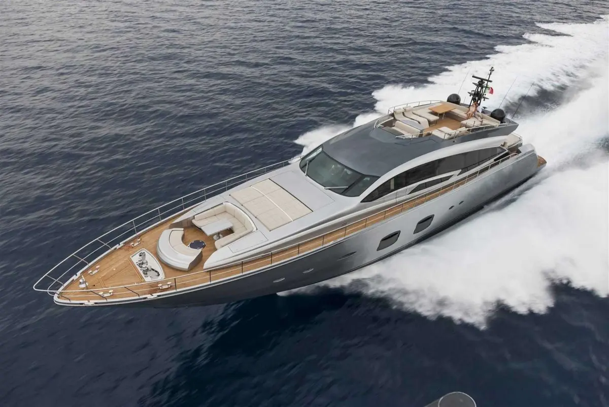 Pershing 108, aft deck — Monaco Lux Yachts, Monaco. Pershing 108 — 33m