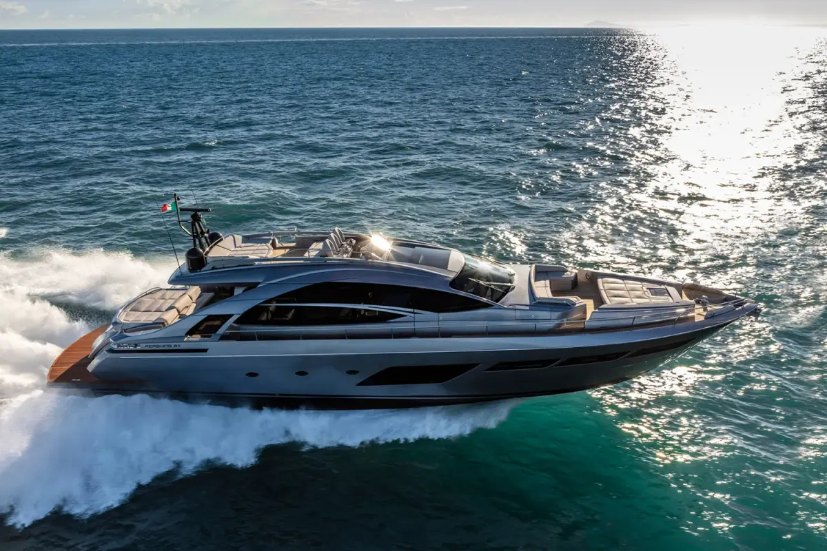Pershing 8X, exterior — Monaco Lux Yachts, Monaco. Pershing 8X — 25m