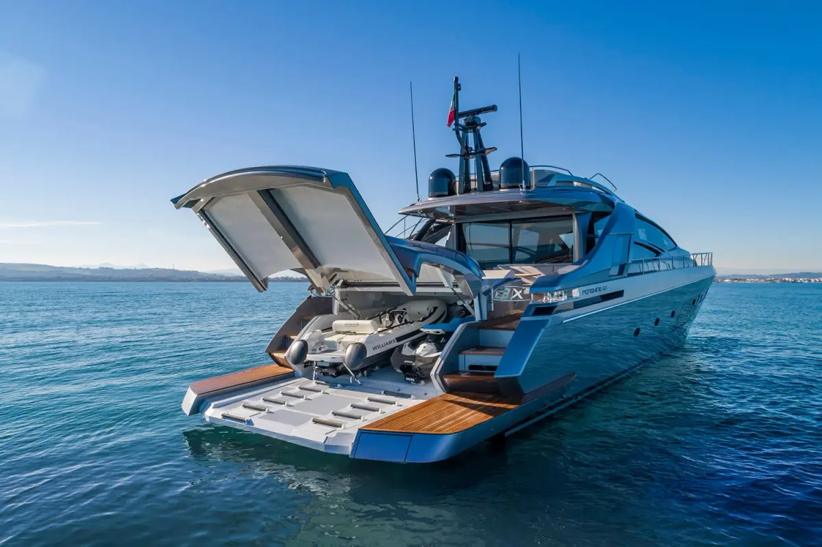 Pershing 8X, main deck — Monaco Lux Yachts, Monaco. Pershing 8X — 25m