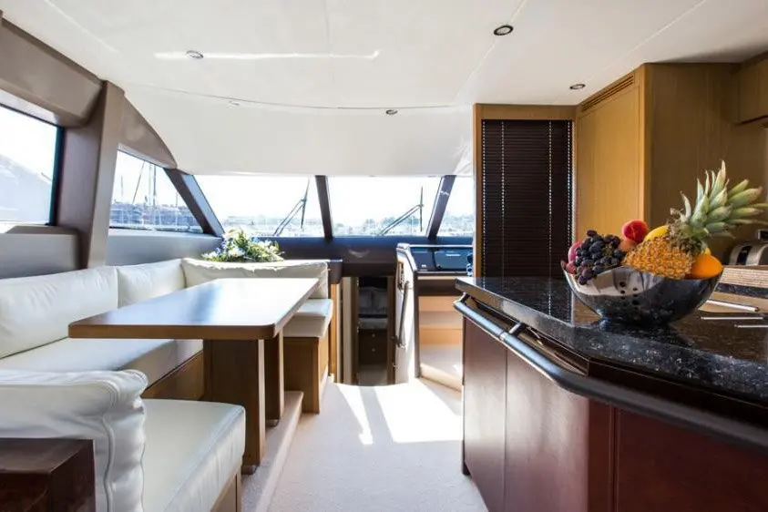 Princess 68 Fly, main deck — Monaco Lux Yachts, Monaco. Princess 68 Fly — 21m