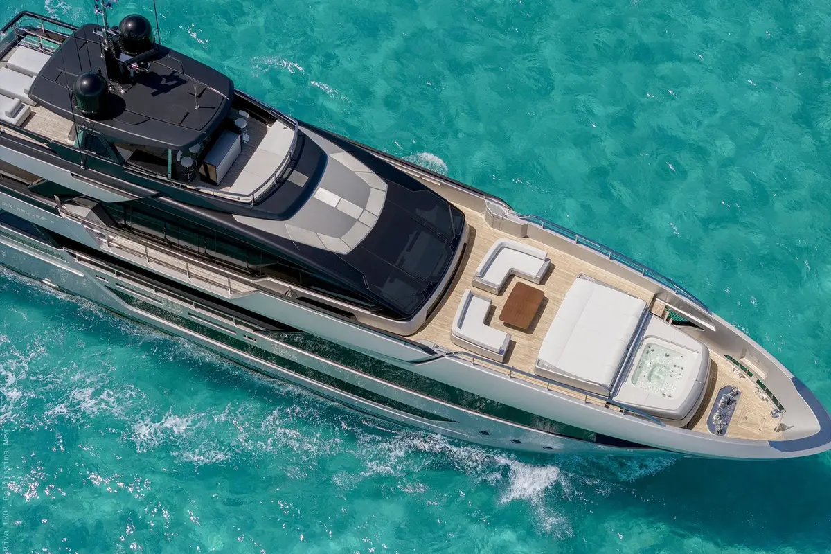 Riva 130, salon — Monaco Lux Yachts, Monaco. Riva 130 — 40m