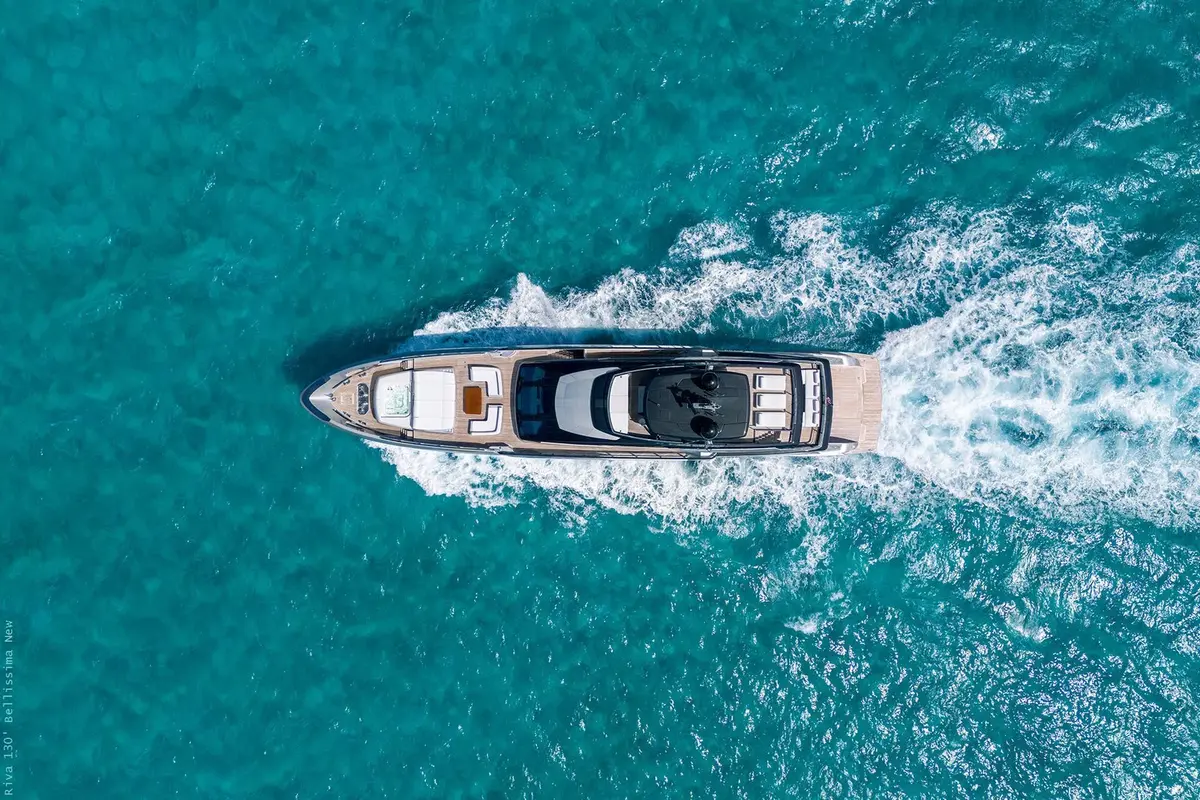 Riva 130, flybridge — Monaco Lux Yachts, Monaco. Riva 130 — 40m