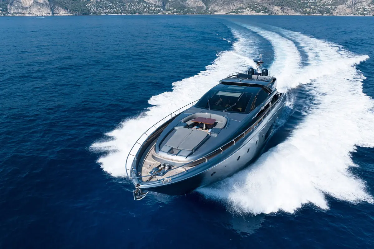 Riva 86 Domino, aft deck — Monaco Lux Yachts, Monaco. Riva 86 Domino — 26m