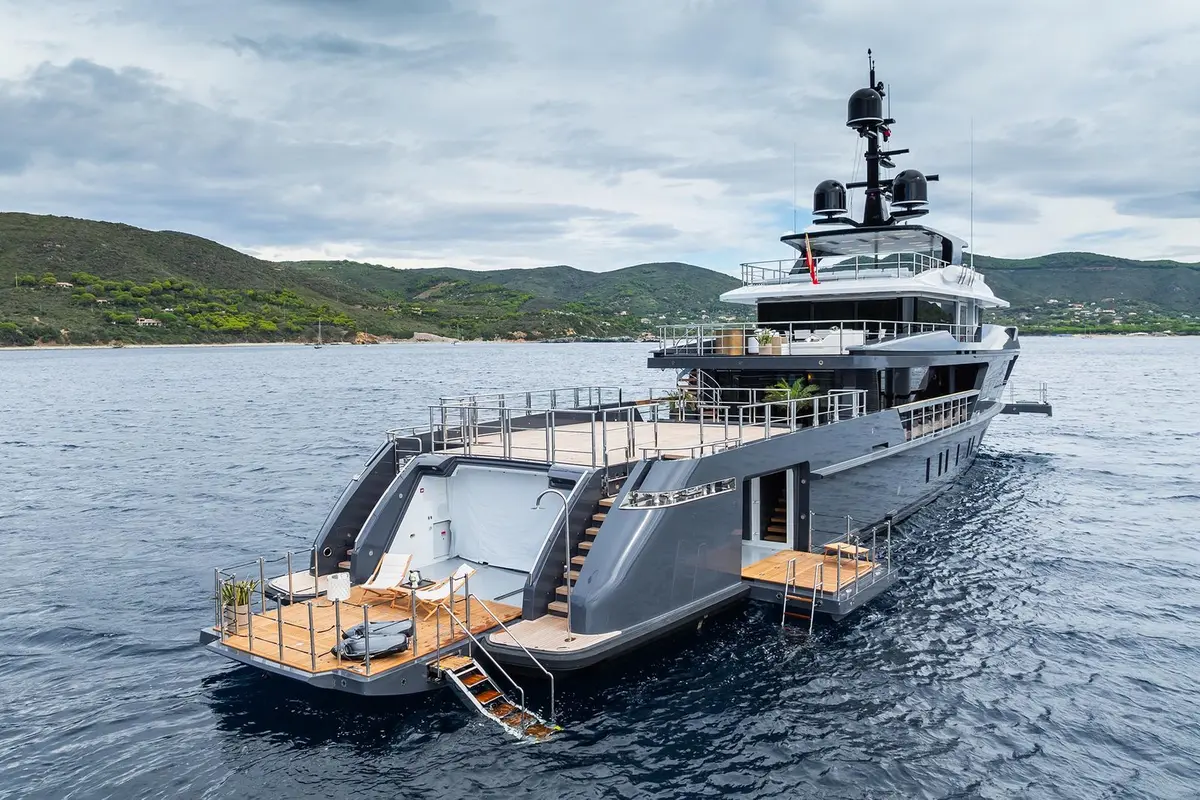 M, aft deck — Monaco Lux Yachts, Monaco. M — 47m