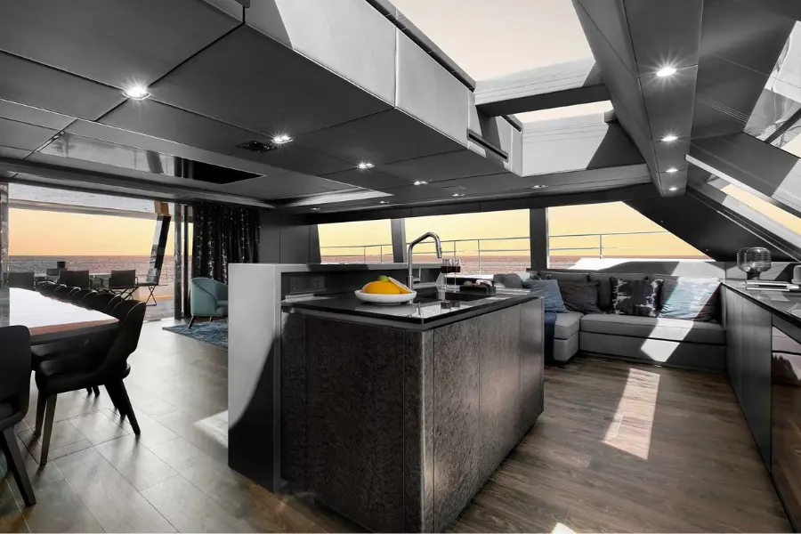Sunreef 80, master cabin — Monaco Lux Yachts, Monaco. Sunreef 80 — 23.9m