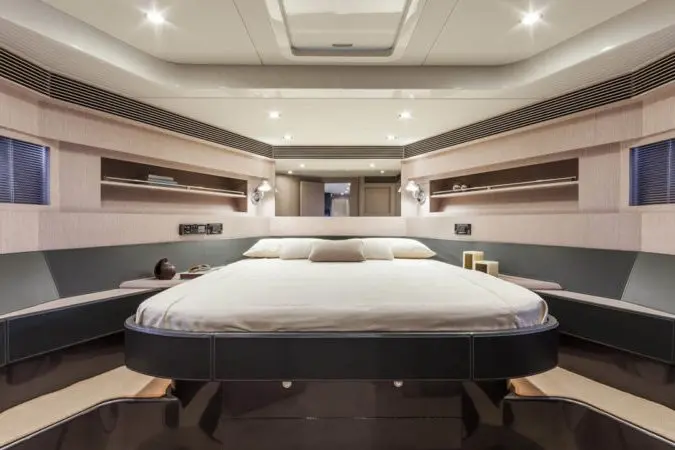 Virtus 63, master cabin — Monaco Lux Yachts, Monaco. Virtus 63 — 19m